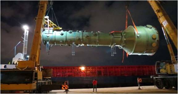 Chargement d'une colonne process