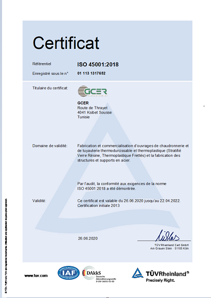 certificat