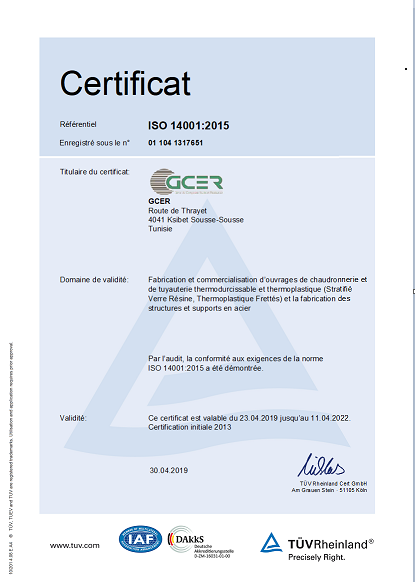 certificat